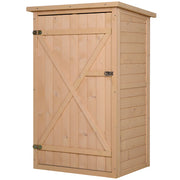 Casetta da giardino, ripostiglio per attrezzi, capanno per attrezzature con scaffali, casetta per riporre oggetti da giardino, legno di abete, legno