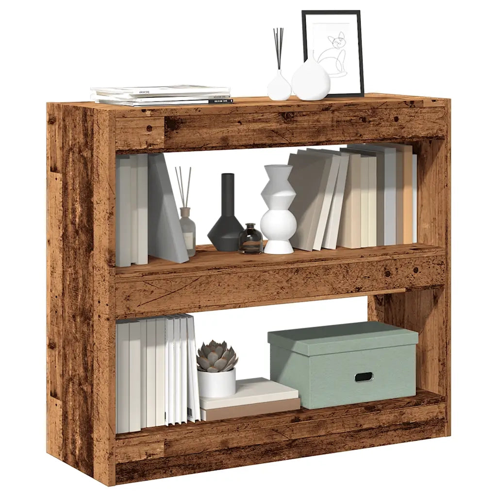 Libreria/Divisorio in Legno Vecchio 80x30x72 cm 856814