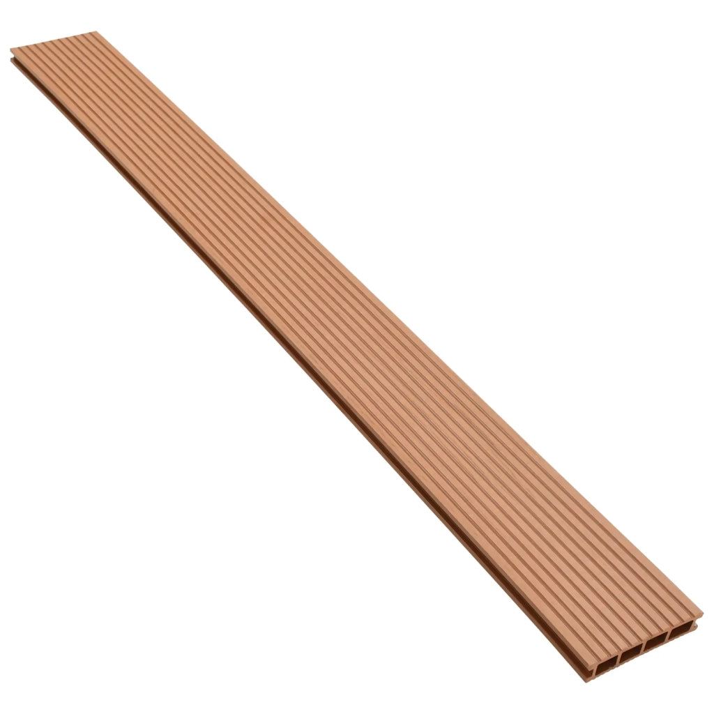 Pavimento da Deck 24 pcs Marrone WPC 3444720
