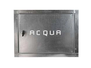 SPORTELLO CONTATORE ACQUA IN ACCIAIO ZINCATO  cm.39x29h.