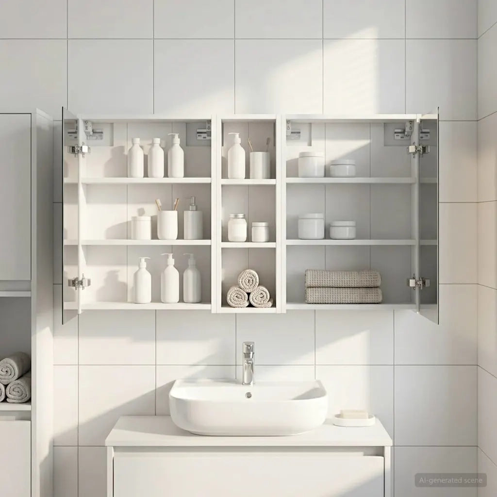 Set di Armadi da Bagno 3 pcs 106 x 16 x 62,5 cm 3403792