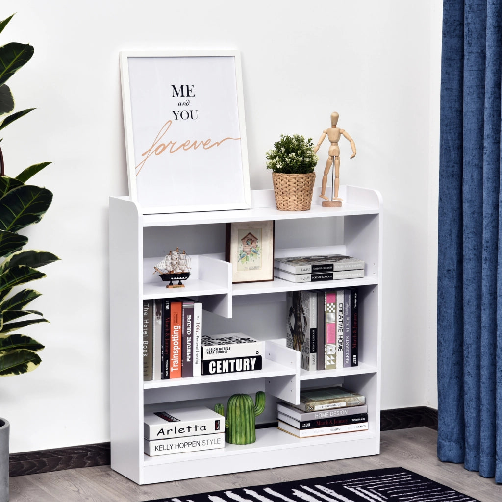 Libreria scaffale mobile ¨C Minimal ¨C Bianco 90x24x91 cm