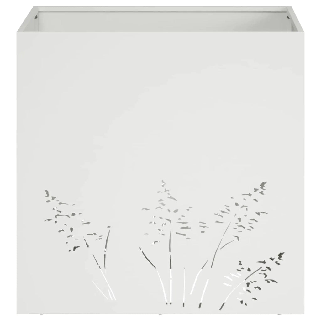 Vaso da giardino Bianco 50 x 50 x 49 cm 8005794