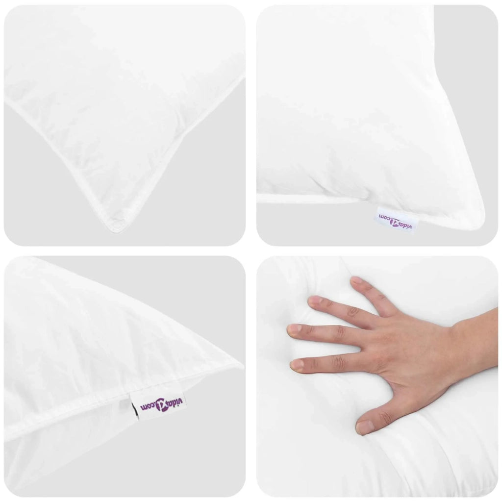 Piumone con cuscino 3 pcs Bianco Microfibra 3377343
