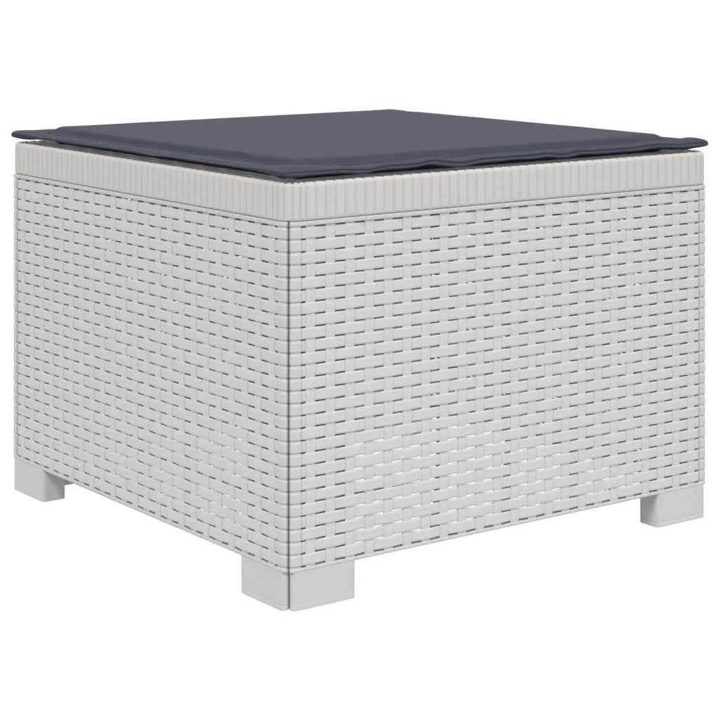 Divano da esterno-Divano da Giardino a 1 Posto con Cuscino Aspetto Rattan PP 142775