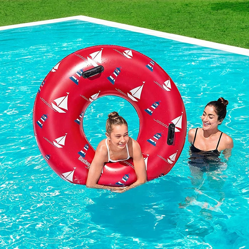 Trade Shop - Bestway Salvagente Fashion Ciambella Gonfiabile Nautical Due Colori Assortiti -