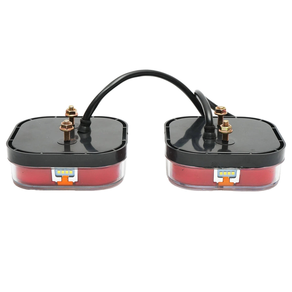 Set di lampi posteriori LED per rimorchio/camion, 12-24V, 97x95x34 mm, Breckner Germany