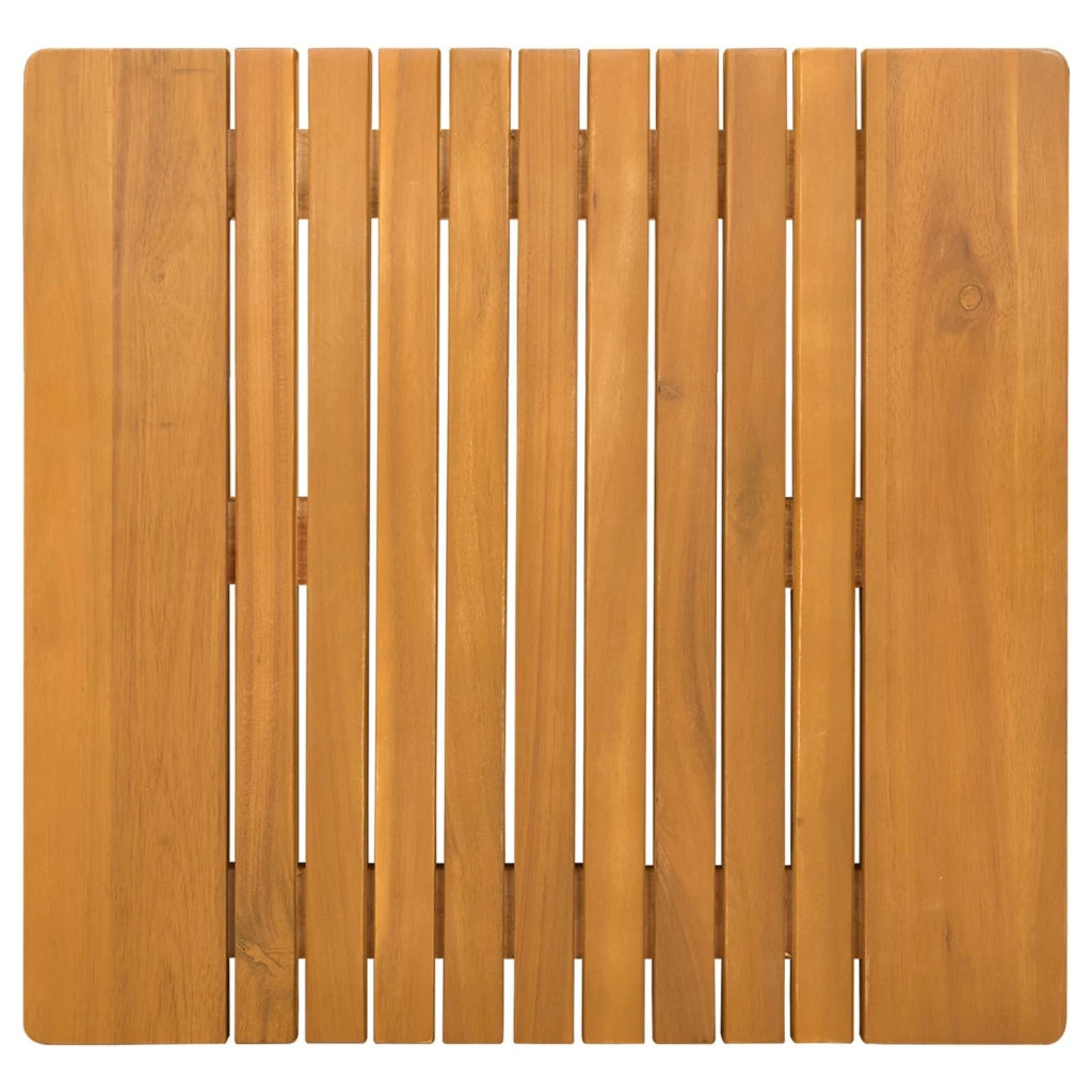 Tappeto da bagno Tinta unita Marrone 52 x 50 cm legno CFW1701247