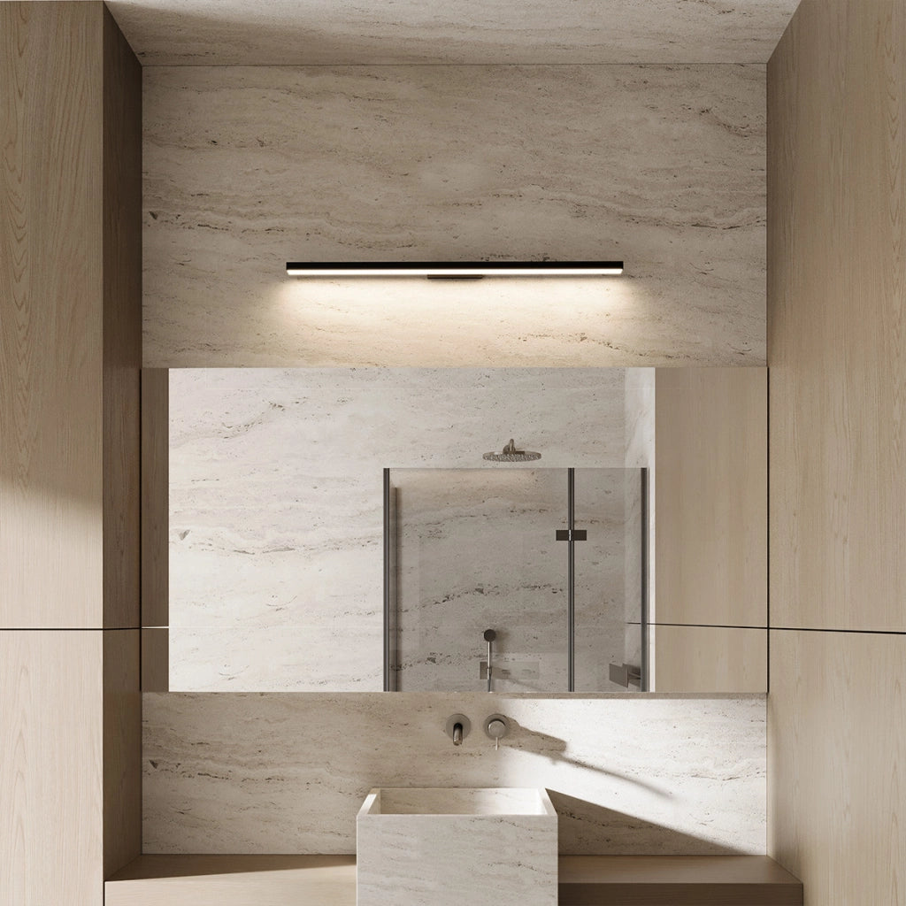 Applique bagno specchio nera 66,5cm LED 20W CCT IP44