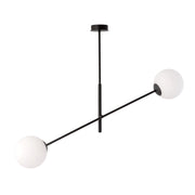 Lampada a sospensione Emibig Linear 2xE14 nero opale