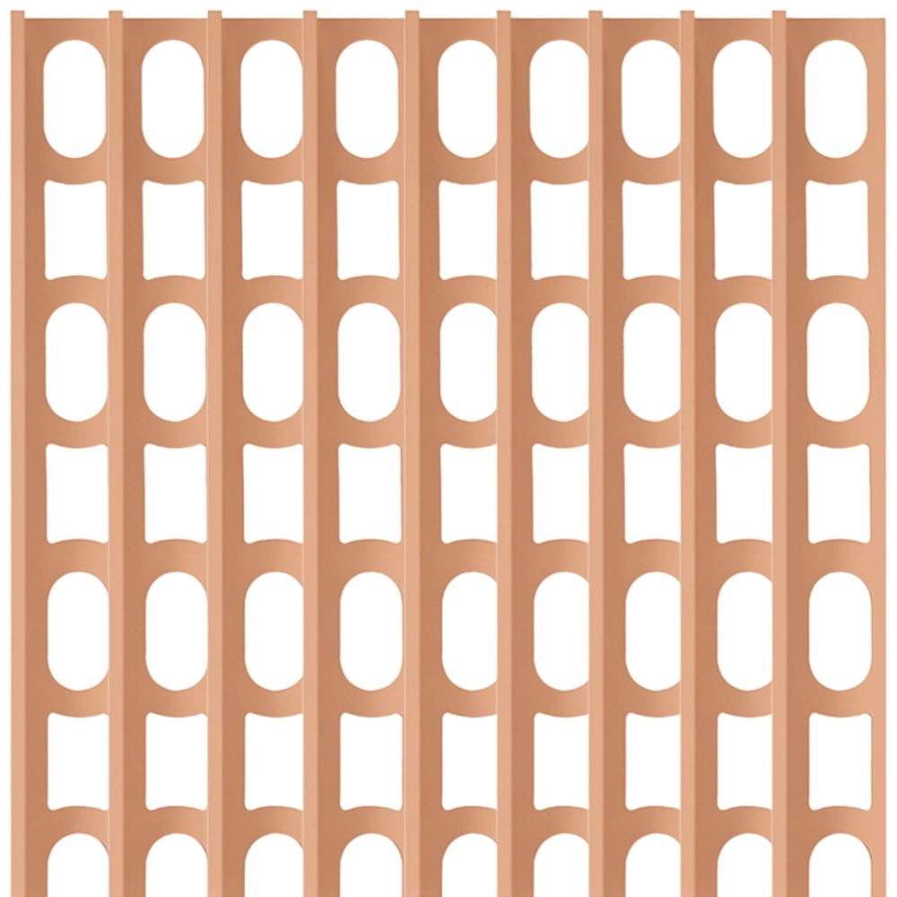 Profili in alluminio verniciato colore 142 marrone a l per finitura parete proangle *** pezzi 10 pz, confezione 1