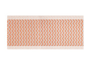 Tappeto Passatoia Tessuto Jacquard Linea Emozioni Dis. Zig Zag Twist Arancio - 57x180 - Arancio