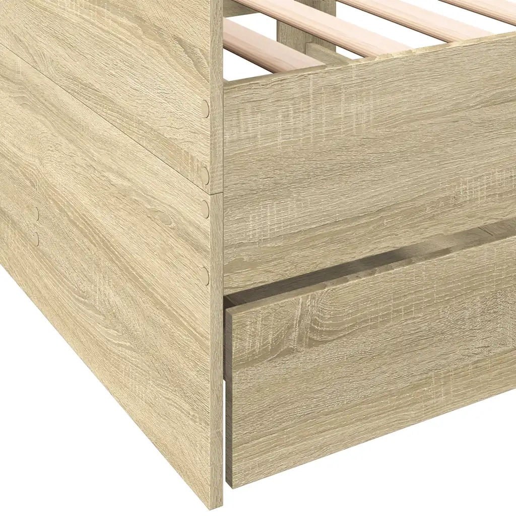 Divano Letto con Cassetti senza Materasso-Sofa Letto-Daybed 75x190 cm 406988