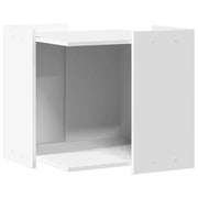 Mobiletto per lettiera per gatti in legno ingegnerizzato bianco 02_0043311