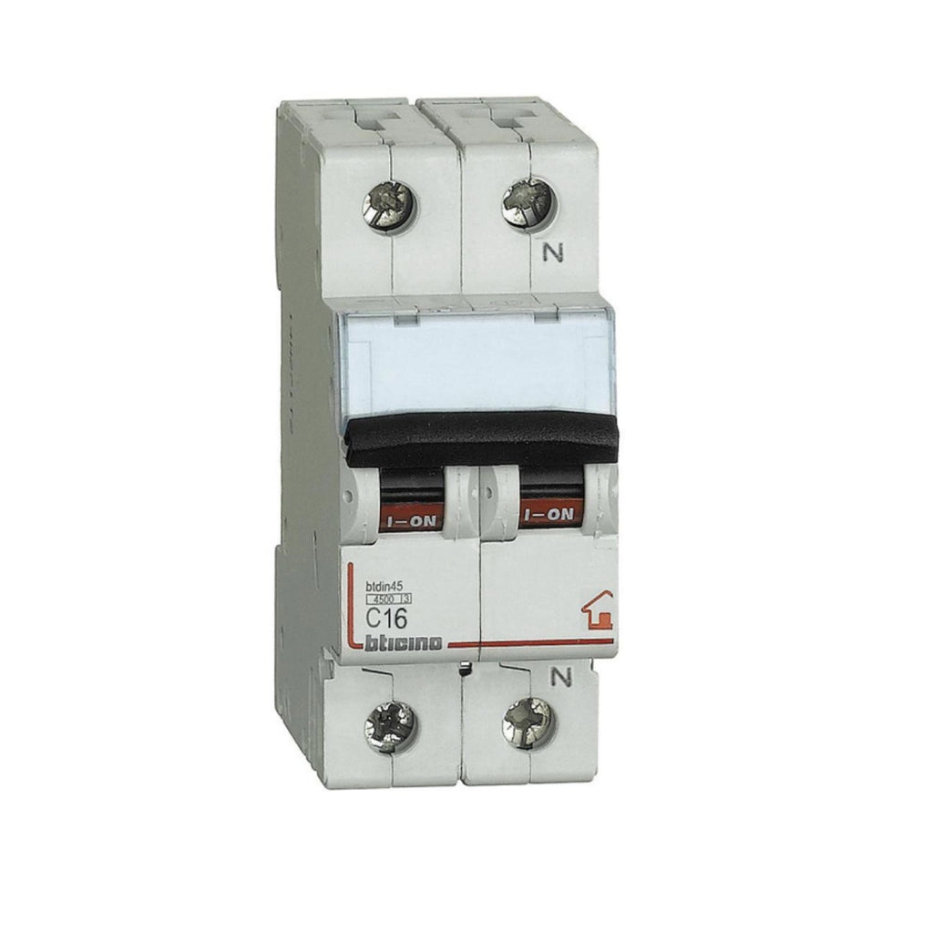 BTicino Inter. Magnetotermico 2 Din C 16A FC810NC16