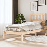 Giroletto-Struttura Letto 90x190 cm Single in Legno Massello di Pino 136746