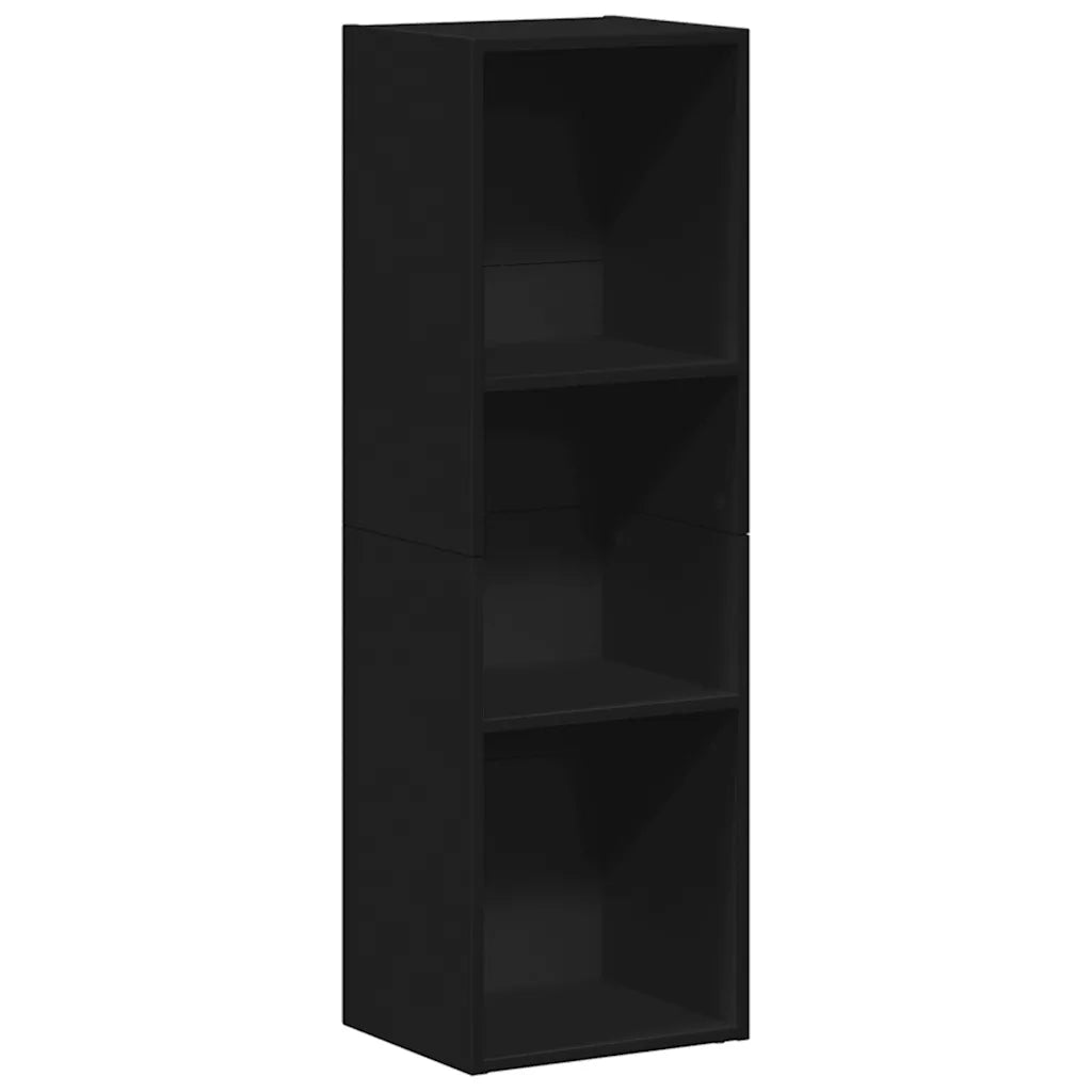 Libreria/Mobile TV | Armadietto TV | Mobile Porta TV Nero 36x30x114 cm in Legno Multistrato