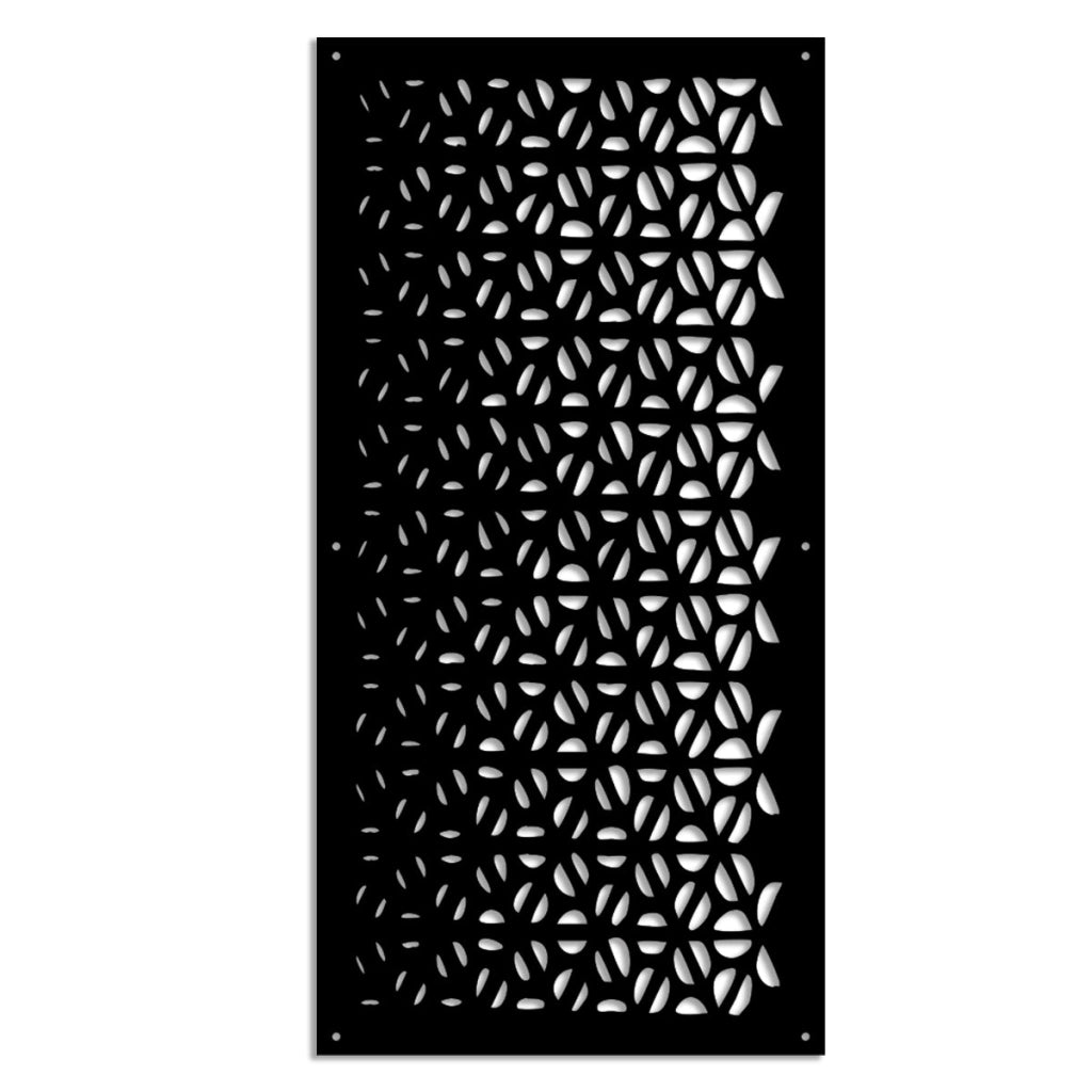 COFFEE - Pannello in PVC traforato - Parasole Colore: nero, Misura: 98x198 cm