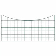 Set di Recinzione per Stagno 5 pz Verde 100 x 50 cm Acciaio