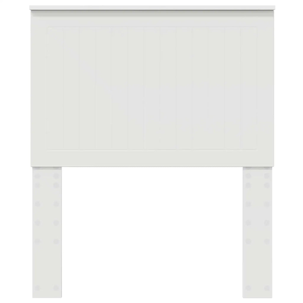 Testiera | Testata con Testiera | Testata Bianco 80 cm Legno multistrato