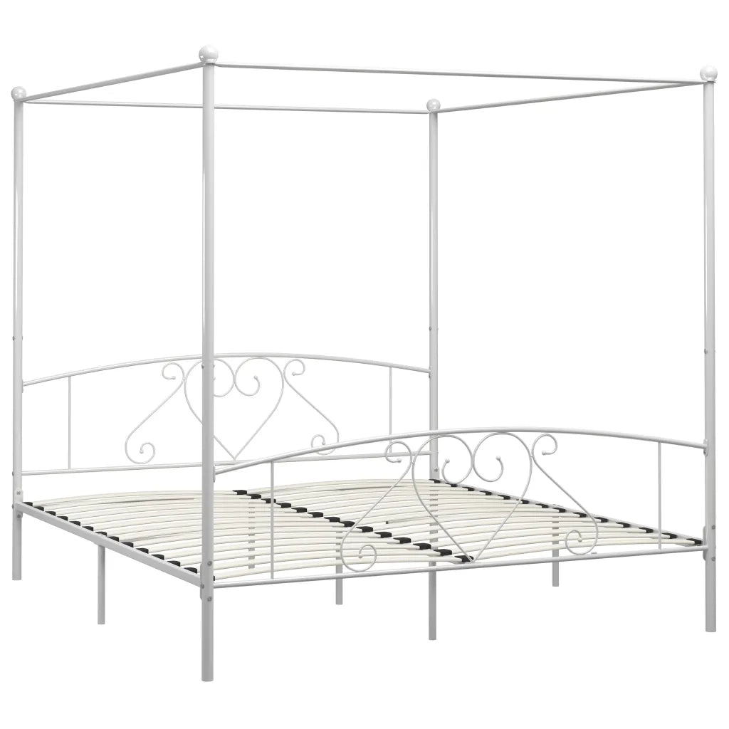 Giroletto Baldacchino senza Materasso 200x200 cm Metallo 284432