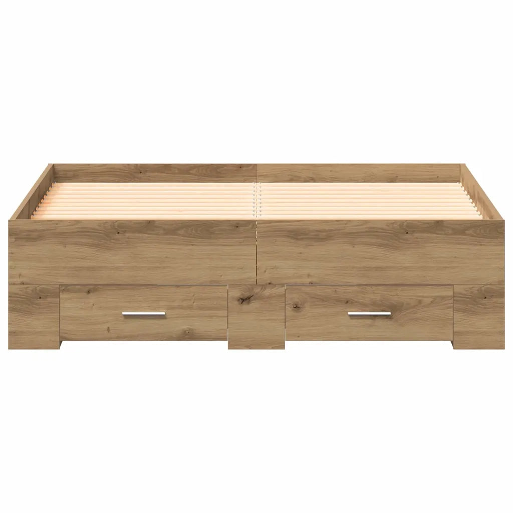 Struttura del letto Rovere artigianale 120 x 200 cm 3333970