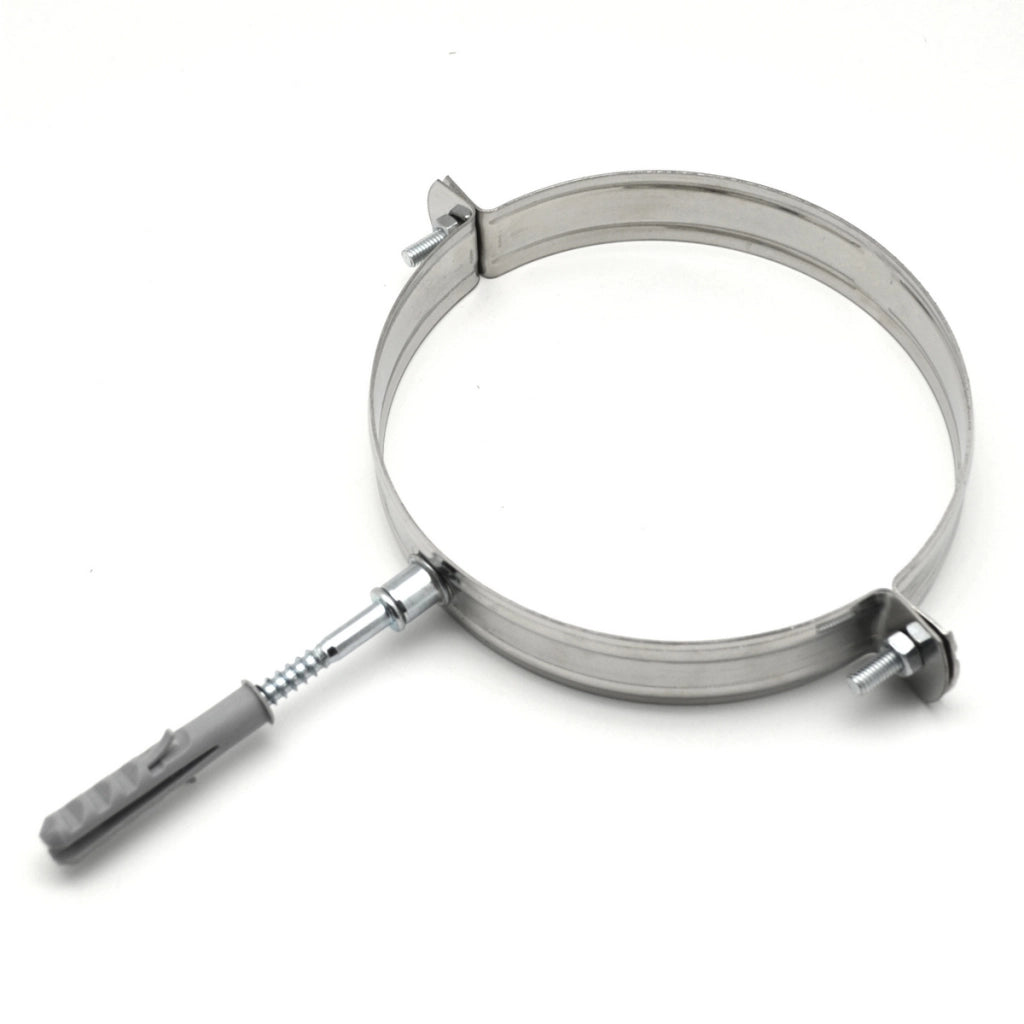 COLLARE DI FISSAGGIO IN ACCIAIO INOX- Diam. 140- DK- pezzi 1