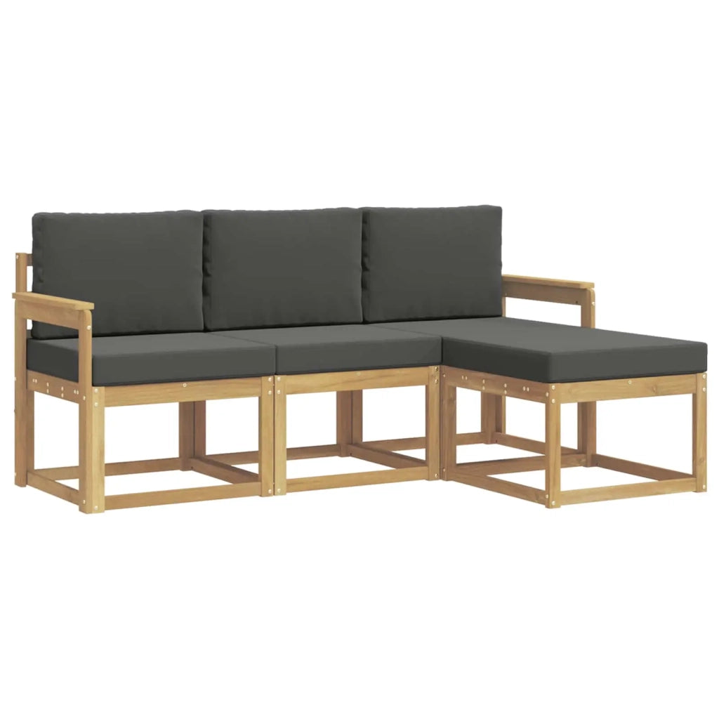 Set di divani da esterno 4 pcs 3387446