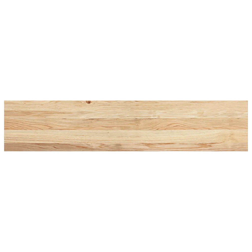 Gradini 2 pz 120x30x2 cm in Rovere Massello Non Trattato 3283783