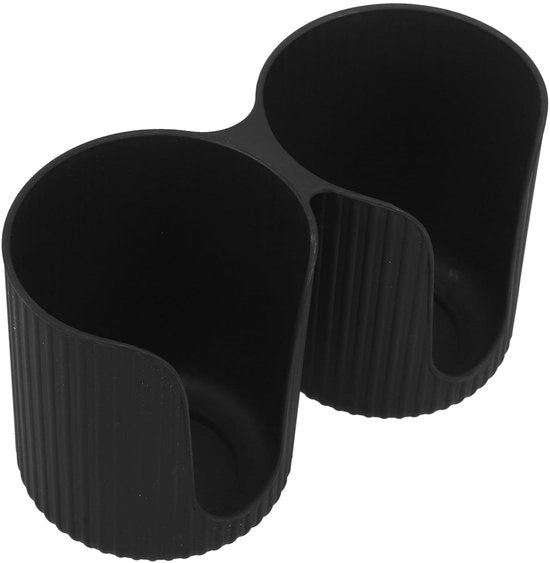 Contenitore per bicchieri - Dispensatore per bicchieri di carta - 2 contenitori - PP - 17x9,9x7,5 cm