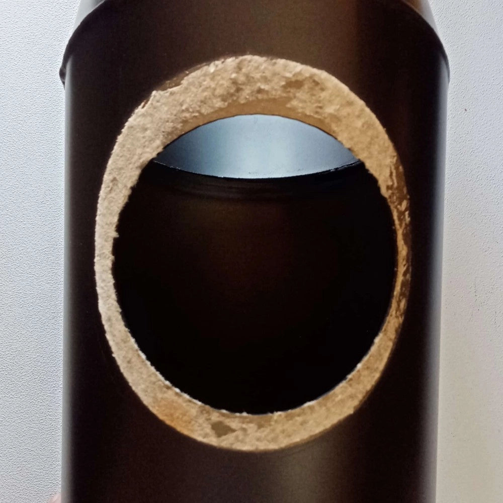 Curva a 45 gradi con ispezione da 200mm per stufa a legna