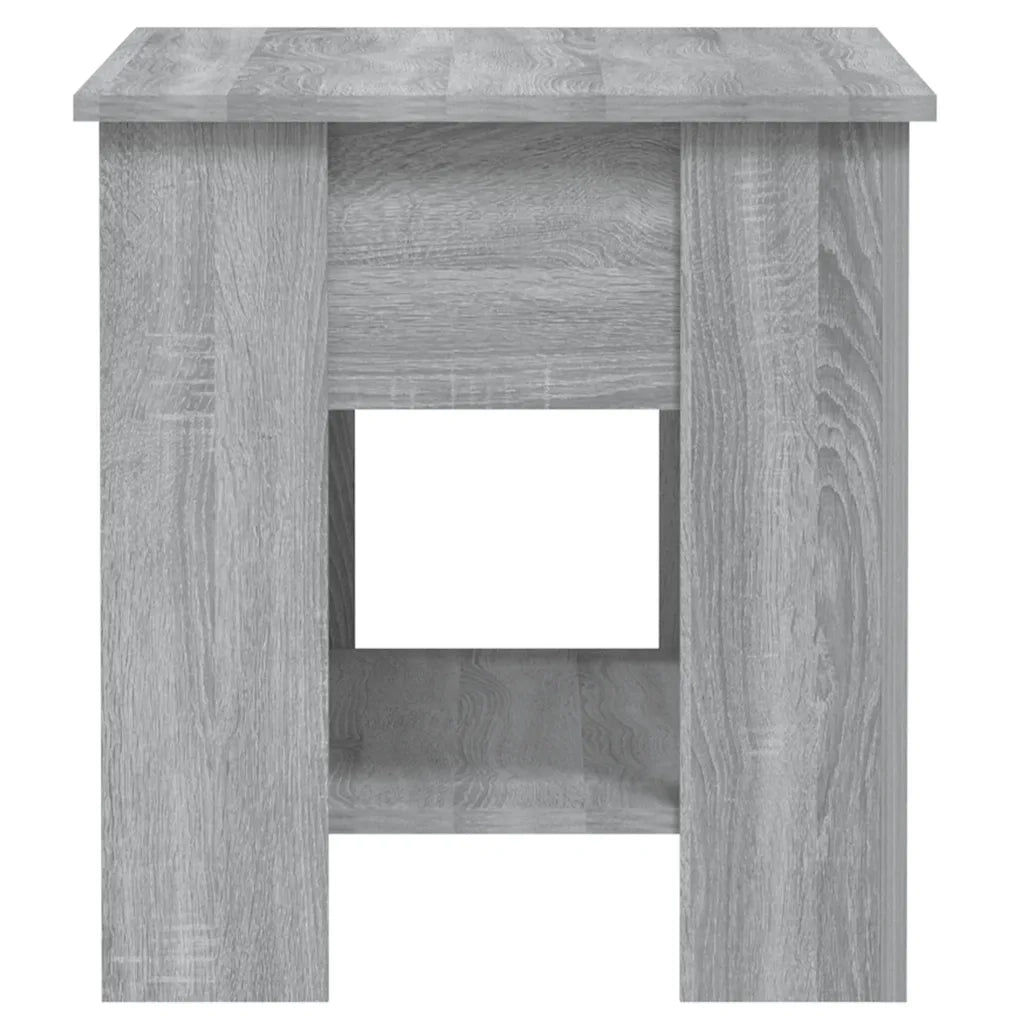 Tavolino da Salotto-Tavolino da soggiorno-Tavolo Grigio Sonoma 101x49x52cm Legno Multistrato