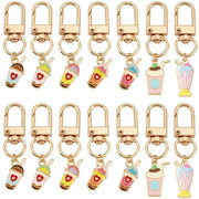 Set di 14 Tappi Chiave in Stile di Tè di Latte in 7 Stili