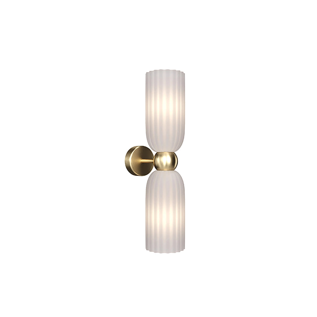 Maytoni Applique contemporanea Antic 2 luci E14 oro metallo vetro