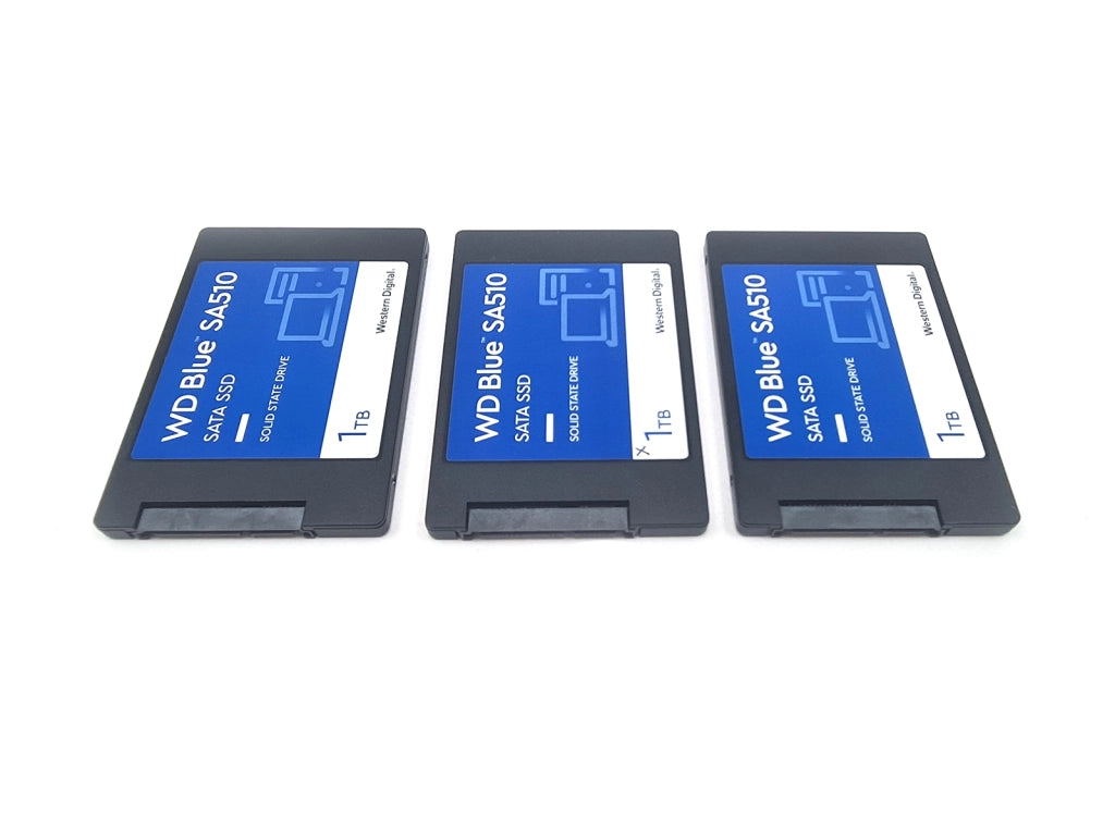 Lotto 3 SSD WD Blue SA510 1TB NON FUNZIONANTI Corto Circuito Elettrico