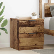 Armadio da Notte 2 pcs Legno vecchio 45 x 39 x 50cm 880507