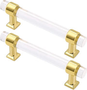 Maniglie per Cucina - Ghiaccio Acrilico Lame Trascinanti - 6 Pezzi - 128mm