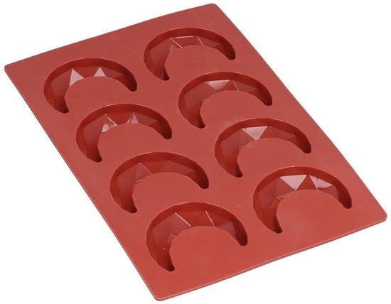 Fondant a forma 8-gaati - Mould in silicone - Torta di cioccolato 3D - Sostenibile - BPA-free - Resistente alle temperature - Facile da utilizzare
