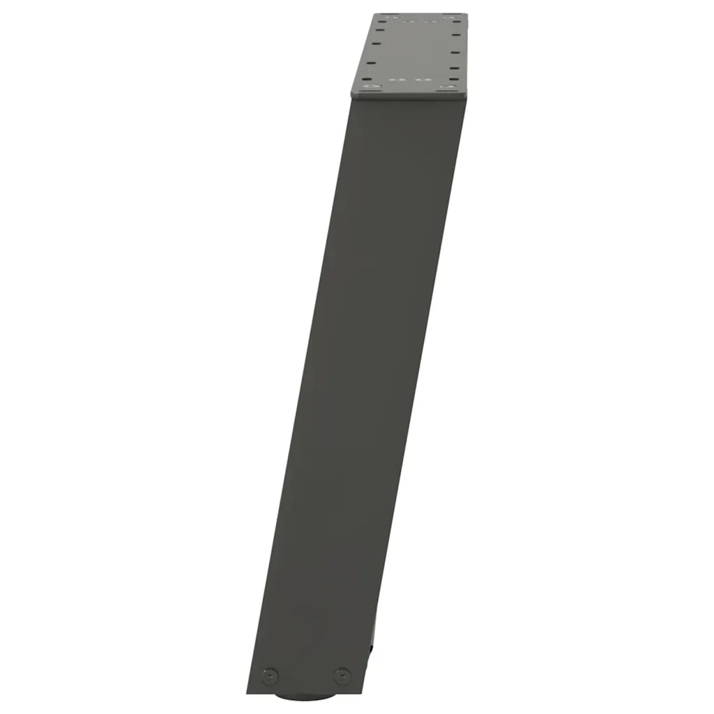 Gambe per Tavolino da Caff¨¨ a Forma di U 2 pz | Piede del tavolo Antracite 70x(42-43) cm Acciaio