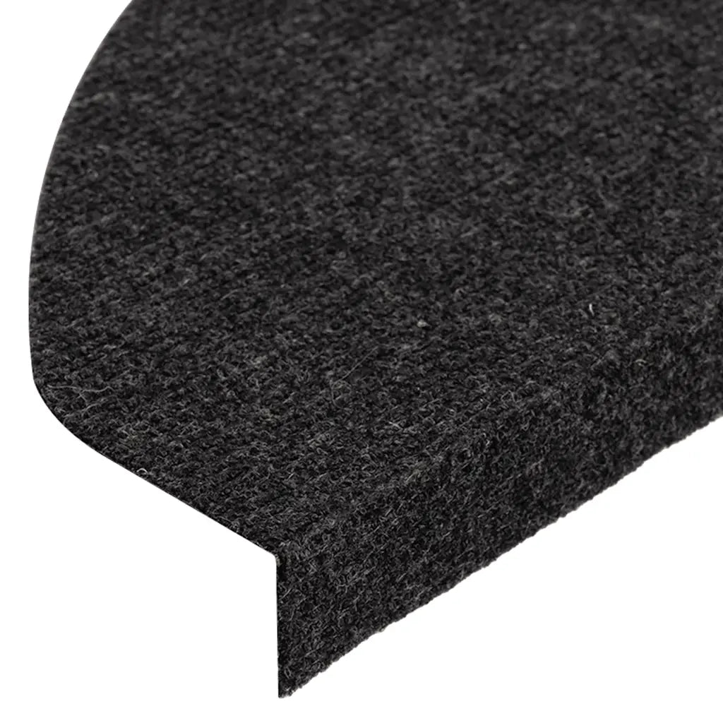 Tappetini Autoadesivi per Scale 20 pz | Gradini per Scale Neri 65x22,5x3,5 cm