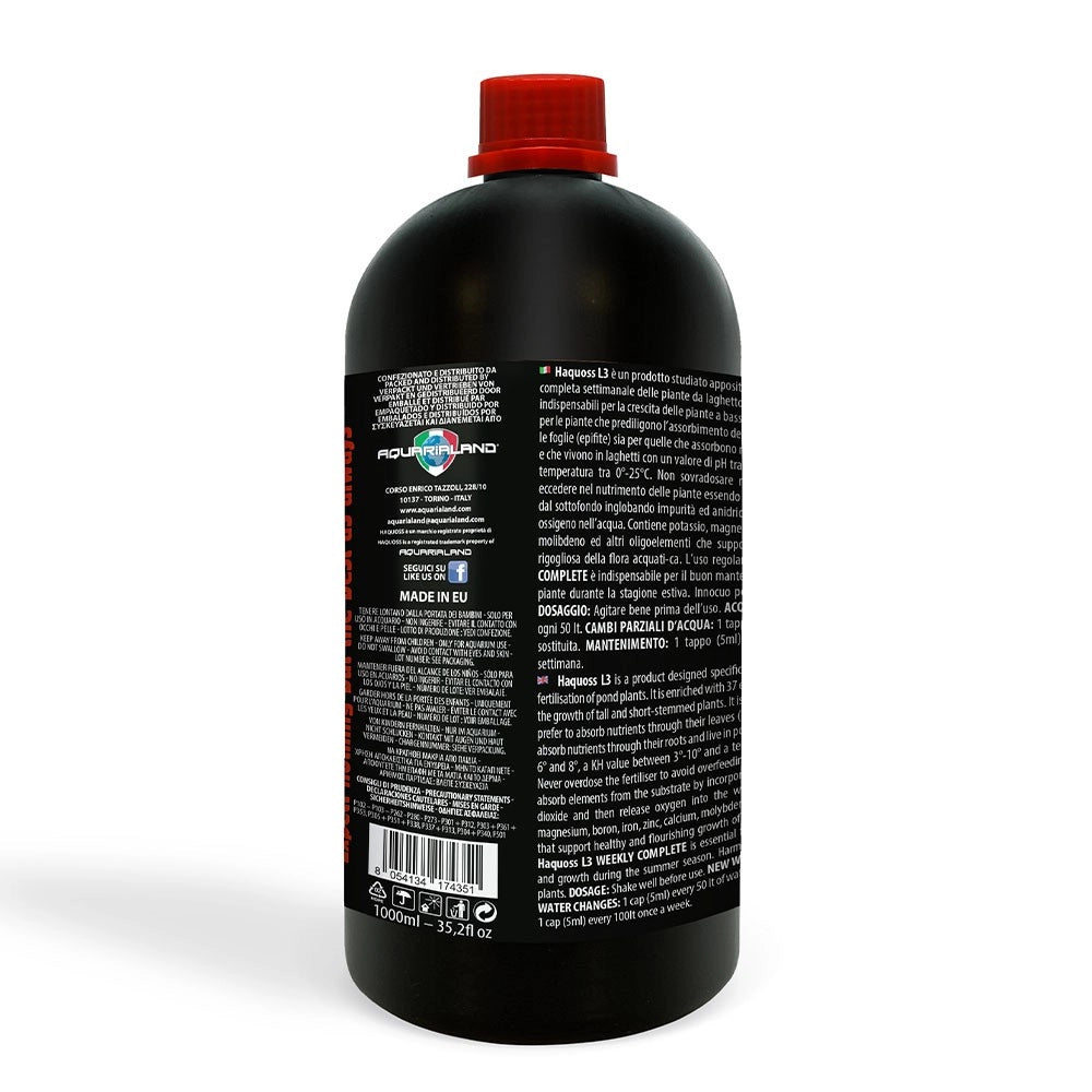 Haquoss L3 Weekly Complete 1000ml - fertilizzante settimanale  per laghetti