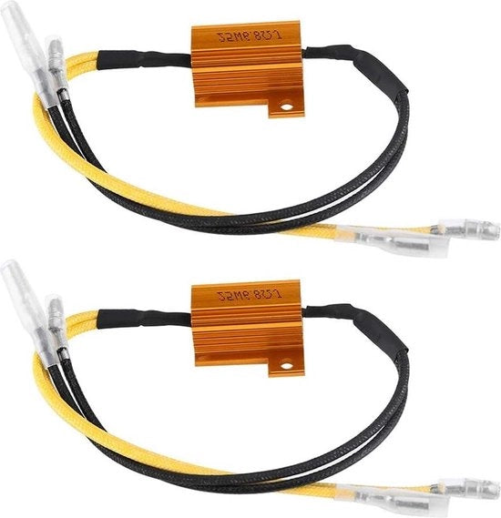 Controller di Regolazione per Fari di Motocicletta LED - 25 W 68 Ω - Resistenza di Carico Falso - Flussore.