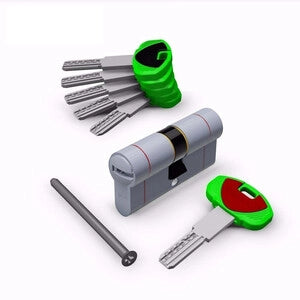 CILINDRO EVO K22 TOP SAG C/5CH+1C 31+36 FRIZ SATIN- SECUREMME- 1,0 pz