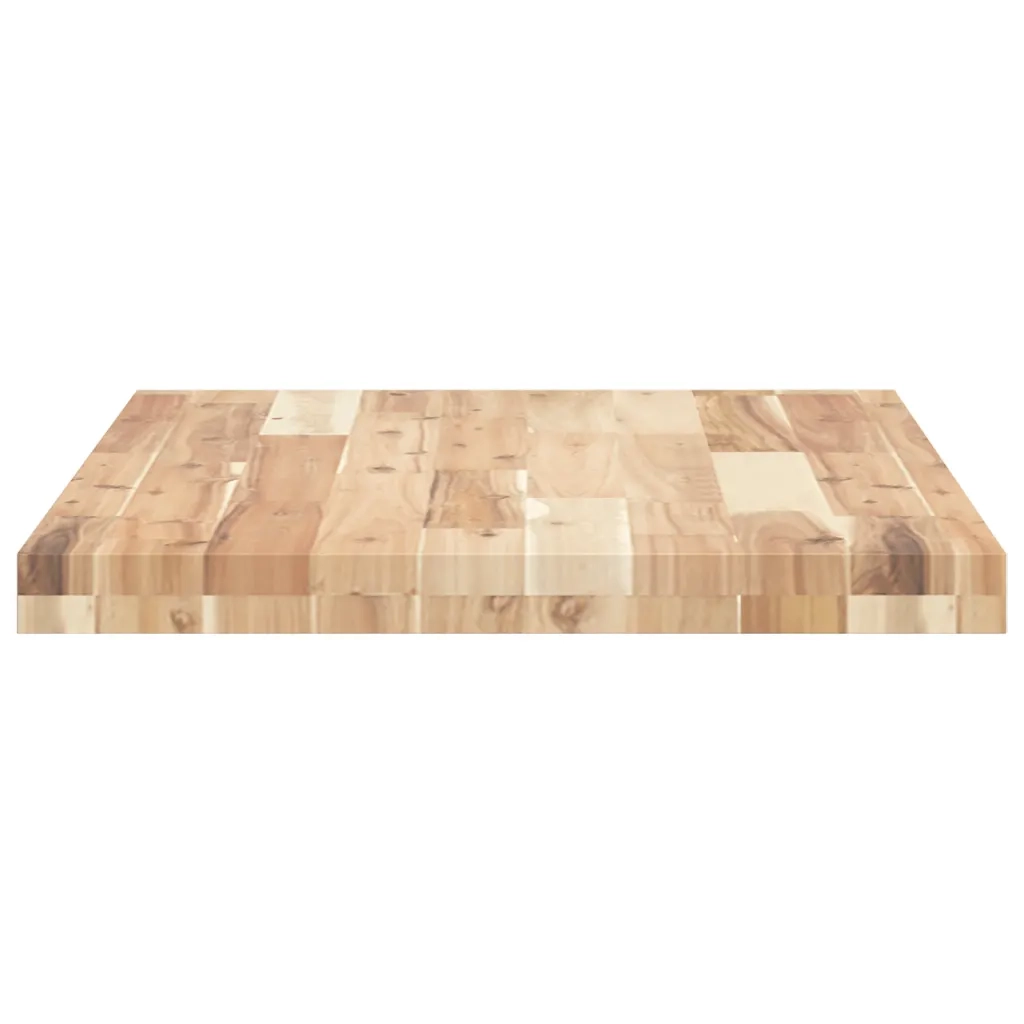 Piano da Bagno Non Trattato 80x50x4 cm Legno Massello di Acacia 3279678