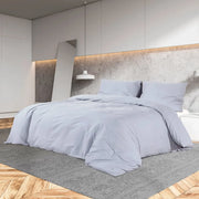 Set Copripiumino Grigio 140x200 cm in Cotone 136097