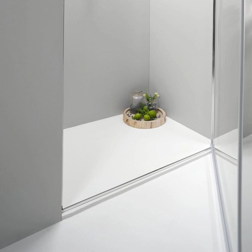 PORTA DOCCIA NICCHIA ELITE 90 CM BATTENTE TRASPARENTE