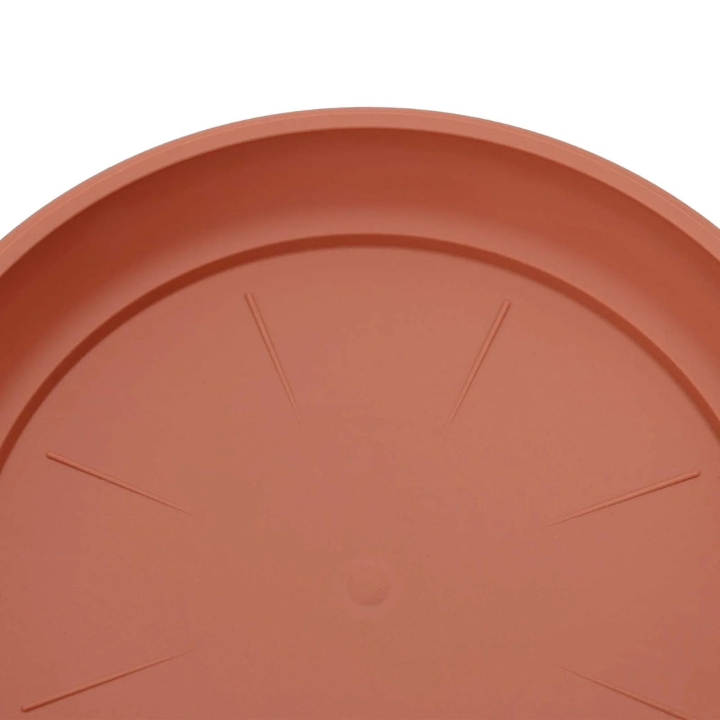 Set di 24 vasi cilindrici moderni per piante 26 x 21,5 cm in plastica rosso mattone 02_0056122