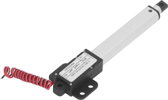 Mini-asse di alimentazione lineare in lega di alluminio 12 V 75 mm hub per Iatrical - resistente all'usura elettrica e multi-protezione con supporto.