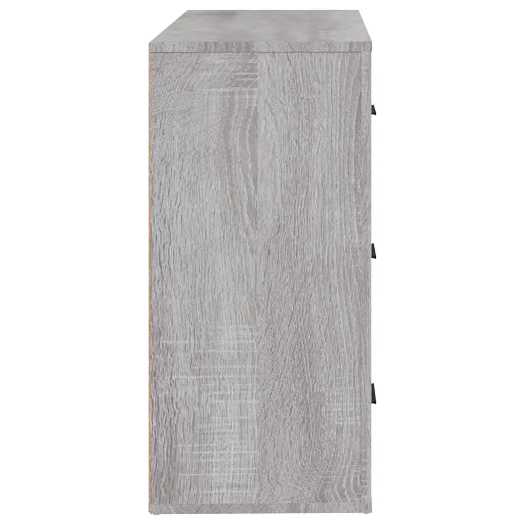 Credenza | Madia | Buffet da pranzo | Armadio da pranzo Grigio Sonoma 80x33x70 cm in Legno Multistrato