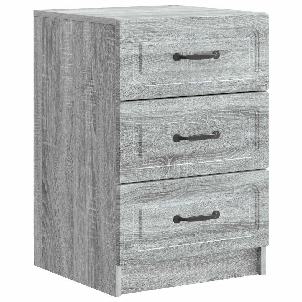 Armadio da Notte Grigio Sonoma 43 x 41 x 63,5 cm 895711